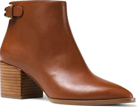 michael michael kors saylor leather ankle boot|Michael Kors isabella ankle boot.